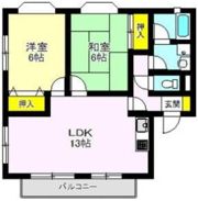 リジェールB棟の間取り画像