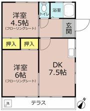 新さつき荘の間取り画像