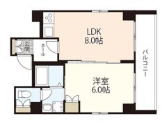 アクアビュー東観音の間取り画像