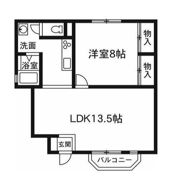 RKハイツ D棟の間取り画像