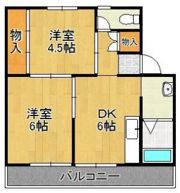 ヴィラナリー中間I 1号棟の間取り画像