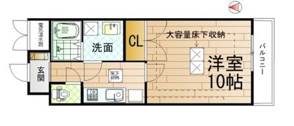 マンションフィーノの間取り画像