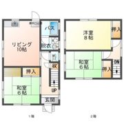 己斐大迫戸建（手前）の間取り画像