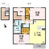 モラン角木Bの間取り画像