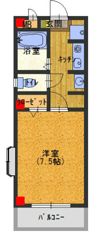 イワタマンションの間取り画像