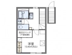 レオパレスアモーレの間取り画像