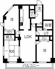 グランドハイリス本山の間取り画像