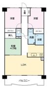 モジュール ハートの間取り画像