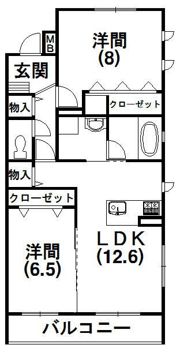 アルミュールの間取り画像