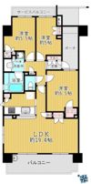 サクラディア ブライトンコートの間取り画像