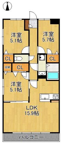 北九州市立本城小学校(1600m)