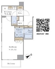 Brillia ist 文京茗荷谷の間取り画像