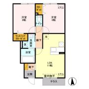クリスタルコートの間取り画像