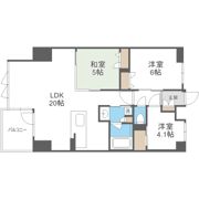 S-RESIDENCE谷町六丁目aloの間取り画像
