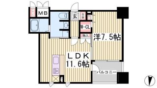 ザ・ライオンズ神戸ハーバーランドの間取り画像