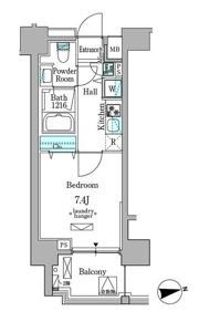ミリアレジデンス新宿御苑の間取り画像