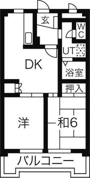 ヘルメス若宮の間取り画像