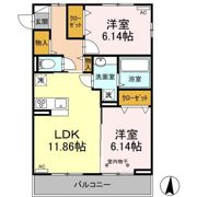 シャンデブレの間取り画像