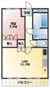 メゾンドエスペランスⅡの間取り画像