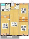 ヘリオス378小平栄町の間取り画像