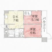 エクセルシオール城東の間取り画像