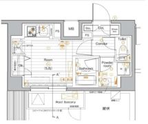 プレミアムキューブ品川戸越の間取り画像