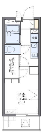 レオパレスワールド新船橋の間取り画像