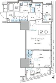 パークアクシス五反田スカイタワーの間取り画像