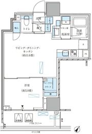 パークアクシス五反田スカイタワーの間取り画像