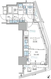 パークアクシス五反田スカイタワーの間取り画像