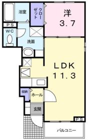 プリムローズ・f B館の間取り画像