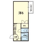 クレアート黒髪の間取り画像