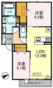D House northの間取り画像