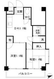 パルシティ笈川の間取り画像