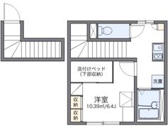 レオパレスピアチェーレの間取り画像