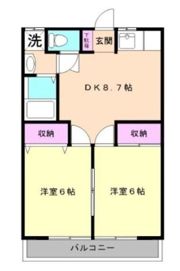 クリフ若木Ⅱの間取り画像