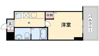 U-ro湊川公園前の間取り画像