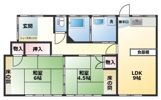 美麗コーポの間取り画像