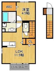 ディアレジデンス竪林の間取り画像