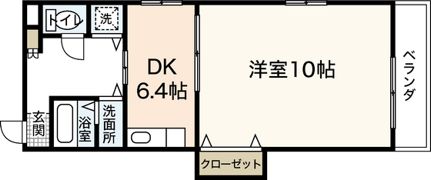 プレイス十日市の間取り画像