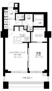 パークタワー東京フロントの間取り画像