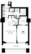 パークタワー東京フロントの間取り画像