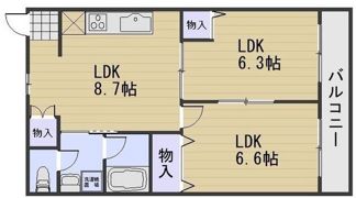 Precious-Kの間取り画像