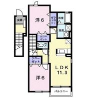 サニー・ヒルトップⅢの間取り画像