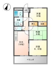 ルナ・アルカディア壱番館の間取り画像