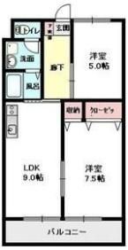 ル・ヴァンⅡの間取り画像