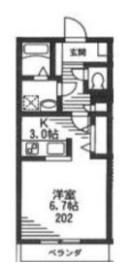 ソレイユ上板橋の間取り画像