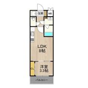 フロンティアタワー九条Ⅲの間取り画像