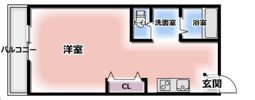 豊南ハイツの間取り画像