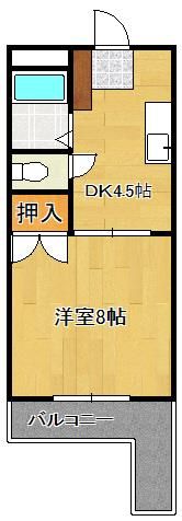 シャトレ別所の間取り画像